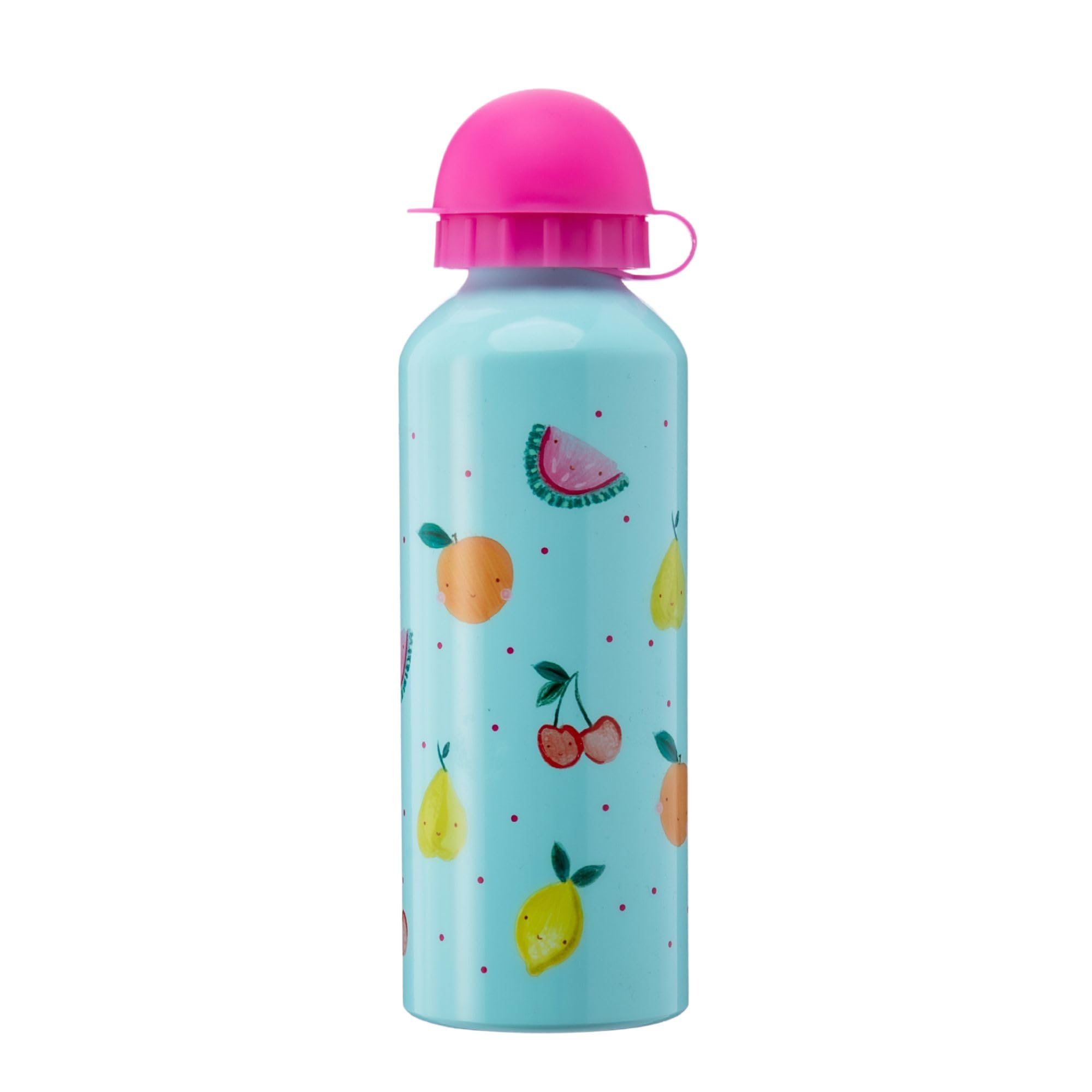 HOX 500ml Stainless Steel Water Bottle – Single Wall, Flip-Top Lid, Leak-Proof, Lightweight & BPA-Free, Ideal for Travel, Gym, Sports, and Everyday Use Fruits