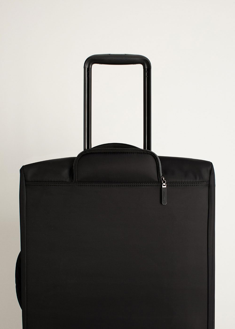 CREATE / Luggage Studio Soft/Valise Souple en Polyester Noir / 47x25,5x65cm / Serrure TSA, 4 Roues Doubles multidirectionnelles, poignée télescopique, Tissu imperméable, étiquette d'identification