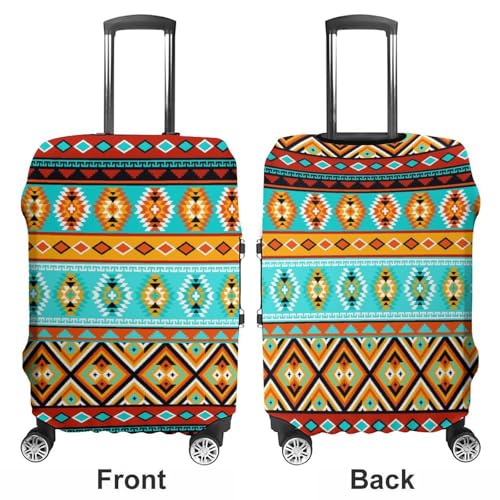 Aztec Ethnic Pattern Luggage Cover Travel Suitcase Cover Luggage Protector 22-24 Inch3