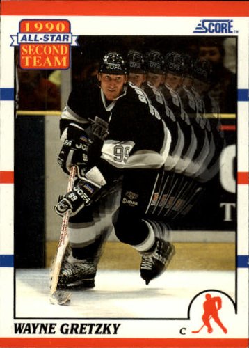 1990 Score Hockey Card (1990-91) #321 Wayne Gretzky : Collectibles & Fine Art