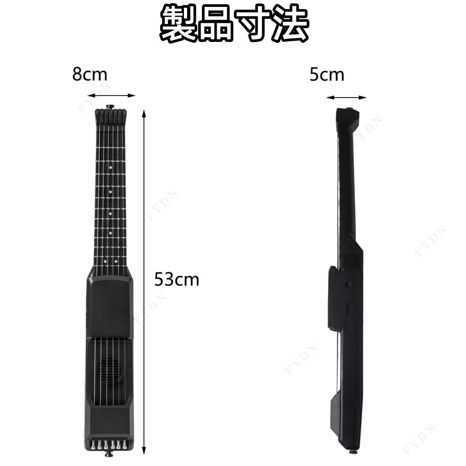 Amazon.co.jp: FYDN 電子ギター ミニスマートデジタルギター デジタル