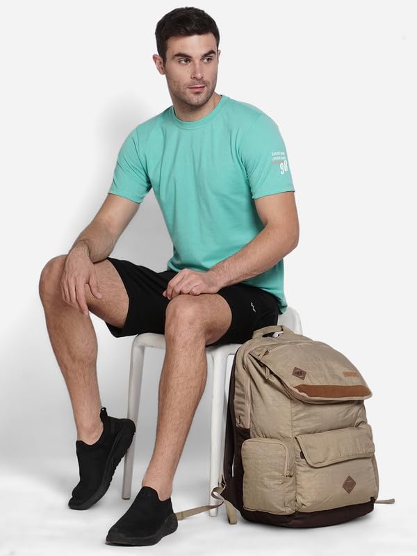 Image of Wildcraft Men's Solid Regular Fit Polo Shirt