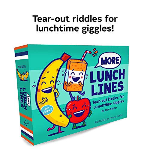 More Lunch Lines: Tear-Out Riddles For Lunchtime Giggles (Lunch Jokes For Kids, Notes For Kids' Lunch Boxes With Silly Kid Jokes) #TOP1