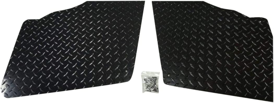 Compatible with Ranger 700-800 2009-2014 Black Diamond Plate Aluminum Floor Boards