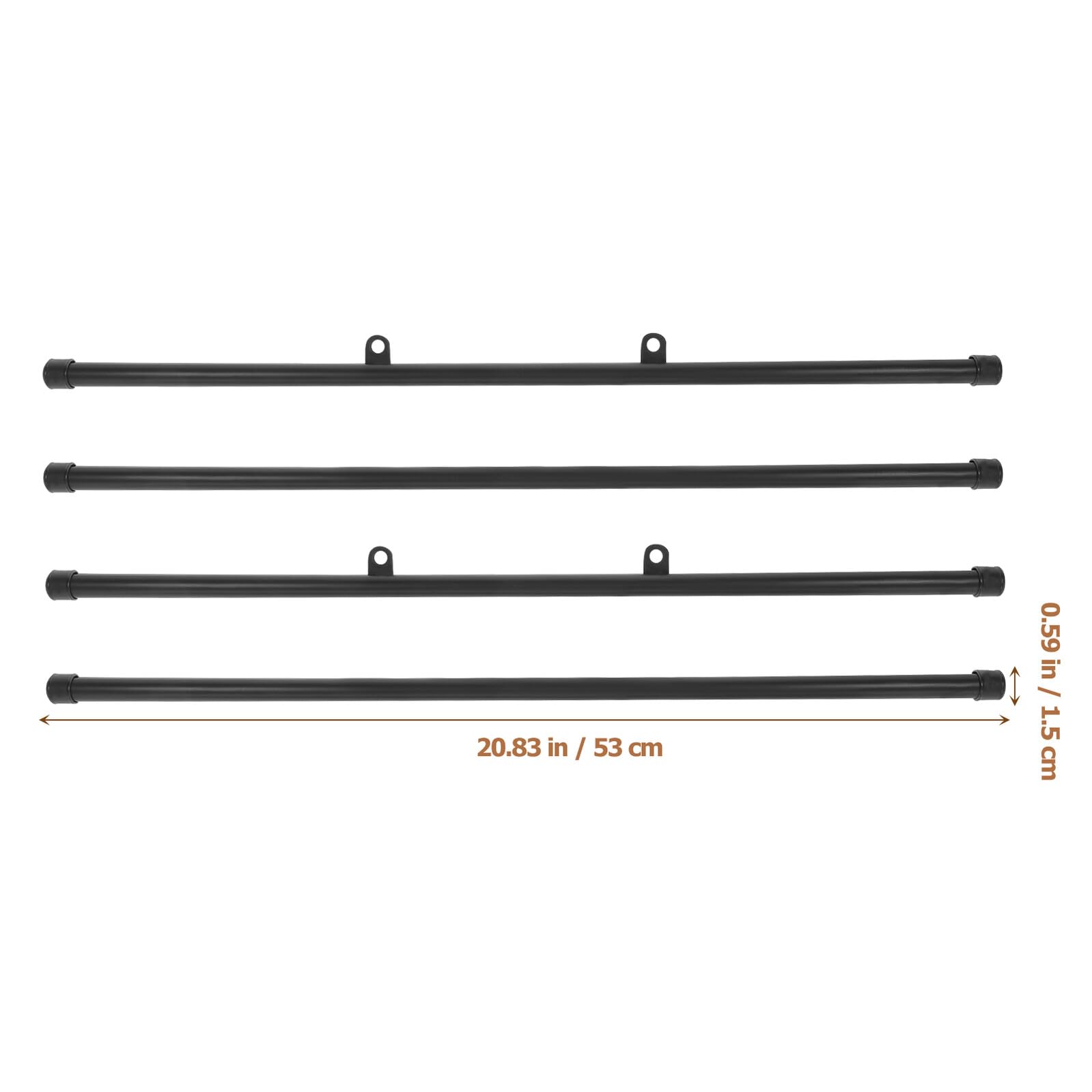 SHINEOFI Set 10 Pezzi Ganci per Poster in Abs Nero 53 Cm Tasselli e Clip per Appendere Stampe, Cornici da Parete, Opere D’arte Accessori per Appendere Poster e Pergamene Domestici