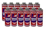 Gray Sprayable Automotive Undercoating for Cars and Trucks, Buses, RVs, Commerical Vehicles - Rubberized Paintable Undercoating (12 Cans Only)