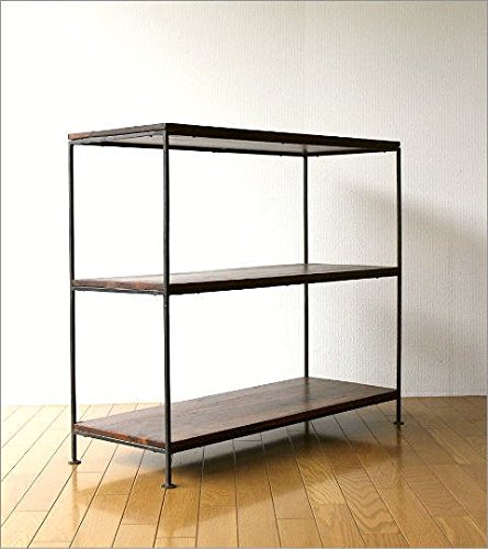 Amazon.co.jp: オープンラック 木製 オープンシェルフ 無垢