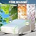 Car Covers for Sandero Stepway 2022-2024,All-Weather Car Cover - Rain & Snow Proof + Dustproof + UV Protection + Breathable, Scratch Resistant & Indoor/Outdoor Use