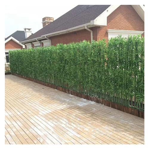 Patio Artificial Bamboo Plants Trees Privacy Fence Outdoor Indoor 3' 4' 5' 6' 6.5' ft Tall, Greenery...