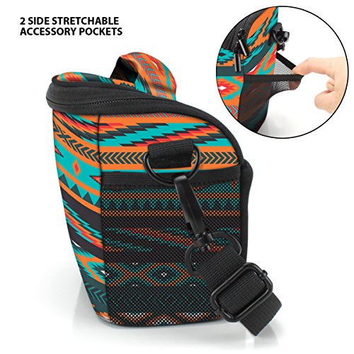 USA Gear Southwest Bridge Kameratasche mit Neopren-Schutzmaterial, Regenschutz und verstellbaren Trennwänden, geeignet… – Bild 7