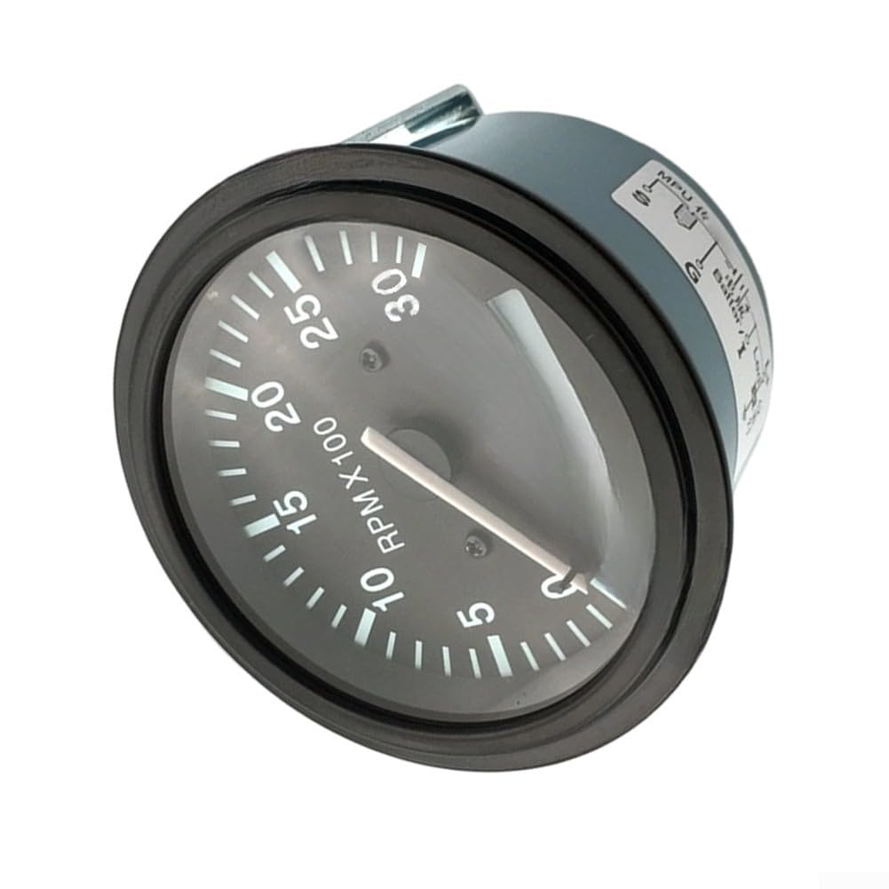 Tacómetro puntero, 0-3000 RPM, 100-199 dientes, cubierta impermeable, para grupos electrógenos y cajas de instrumentos
