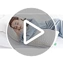 SUPA MODERN Cooling Bed Pillows for Sleeping 1 Pack Shredded Memory Foam Pillows Adjustable Cool Pillow for Side Back Stomach Sleepers Luxury Gel Pillows Body Pillow with Washable Removable Cover