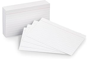 Amazon Basics White Index Cards 3x5