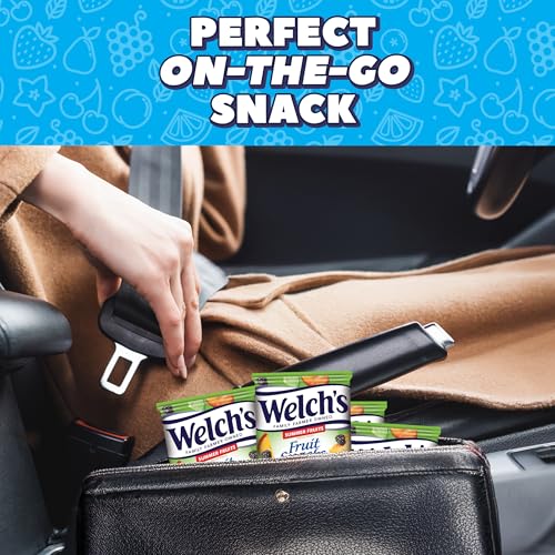 Image of Welch's Fruit Snacks, Mixed Fruit & Summer Fruits Snack Box, Gluten Free, 0.8oz Snack Packs (Pack of 120)