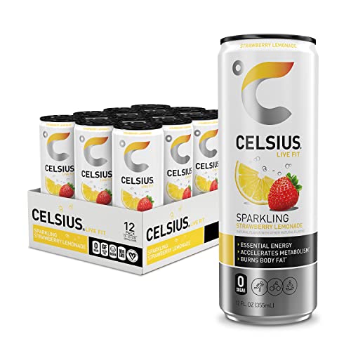 CELSIUS Sparkling Strawberry Lemonade Energy Drink