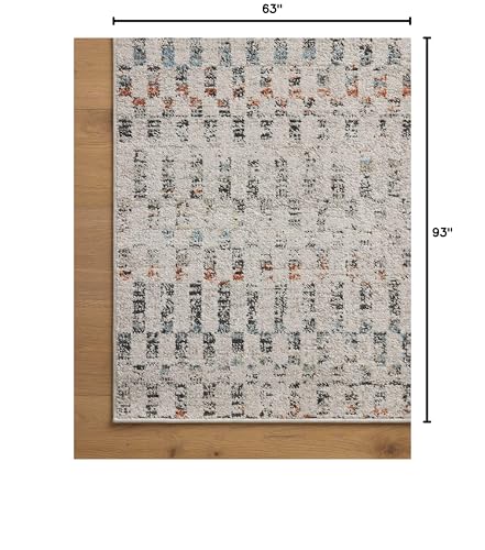 Image of Loloi Kamala Collection KAM-05 Grey /Multi 5'-3 inch x 7'-9 inch Area Rug