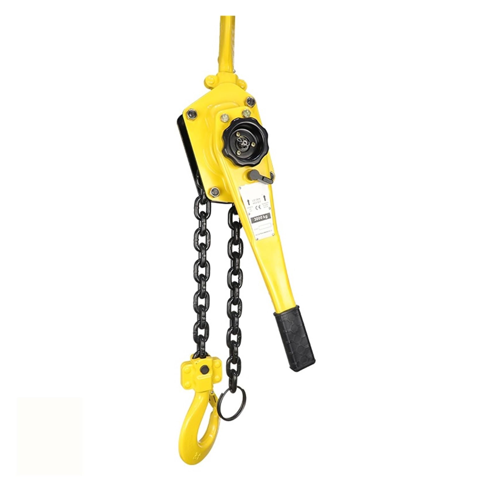 Paranco a Leva Manuale 0.5T Paranco a Catena VA-B Mini estrattore Ascensore G80 Paranco a cricchetto a Catena con Gancio Officina Portatile