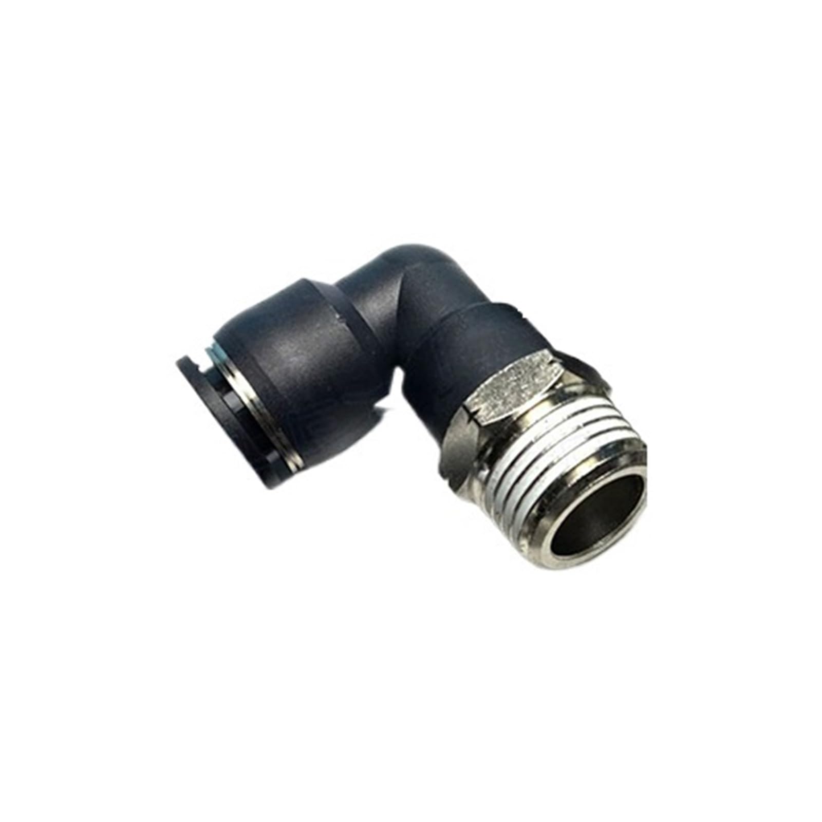 10 Uds PL orificio neumático 5/32 3/16 5/16 NPT rosca 1/8 "1/4" 1/2 "codo externo conector de aire de agua de tubería de liberación rápida(PL 3I8-N04 (NPT1I2))