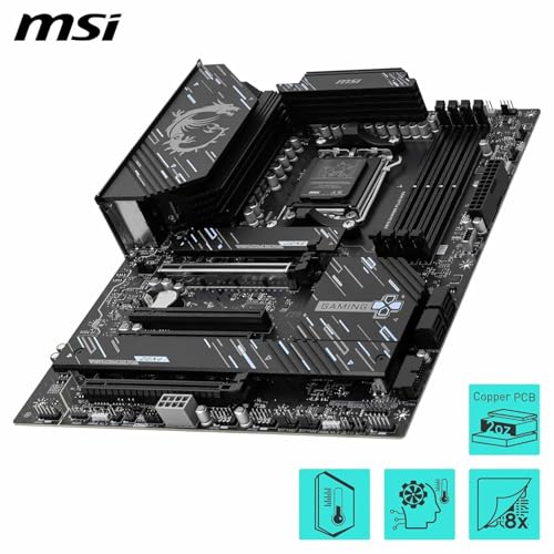 Image of Micro Center AMD Ryzen 9 9950X CPU Processor with MSI X870 Gaming Plus WiFi Motherboard (ATX, AM5, DDR5, PCIe 5.0 x16, M.2 Gen5, Wi-Fi 7, 5G LAN)