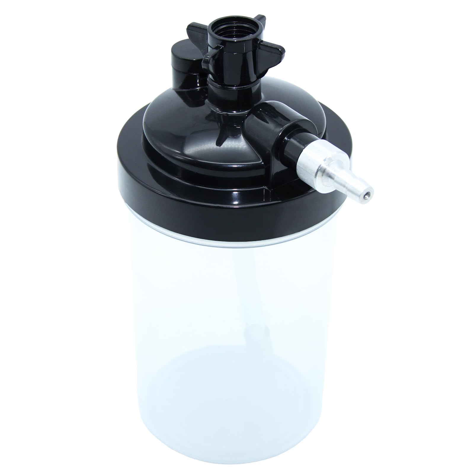 Upgraded Oxygen Humidifier Bottle for 5L or Less Concentrators, Universal Fit for Philips,Yuwell, MICITECH，Spiral-Type I