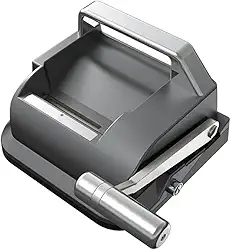 Máquina de fazer cigarros manual portátil de 8 mm, máquina de enchimento de cigarros com design de sistema de energia hidráulica, adequada para viagens, acampamento ao ar livre