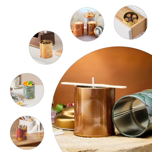 Accesorios para hacer velas en casa: 12 latas vacías de 5 oz con kit completo 8