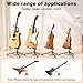 New Bee Guitar Stand, 2 Pack Height Adjustable Foldable Guitar Stand with Secure Support for Acoustic, Electric, Bass and Banjos, Load Capacity 20LB