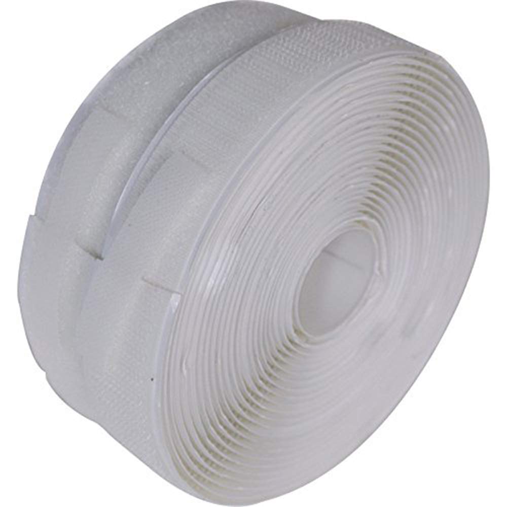 Premium Quality White Colour Hook and Loop Roll with Industrial Cutter (White Roll-25mm-25 Meter) 1
