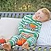 Baby Girls Boys Halloween/Christmas Outfits Stripe Pumpkin/Santa Romper Bodysuit Jumpsuit Pajamas Clothing Set 0-18M (12-18M, Halloween-Green)
