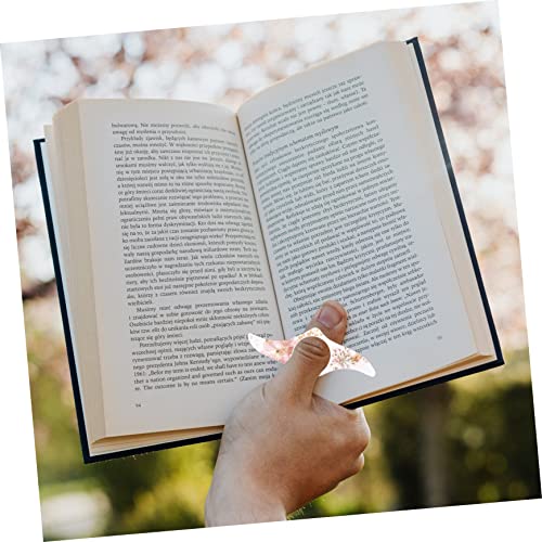 Accessoire de lecture pratique Angoily support de page transparent en résine