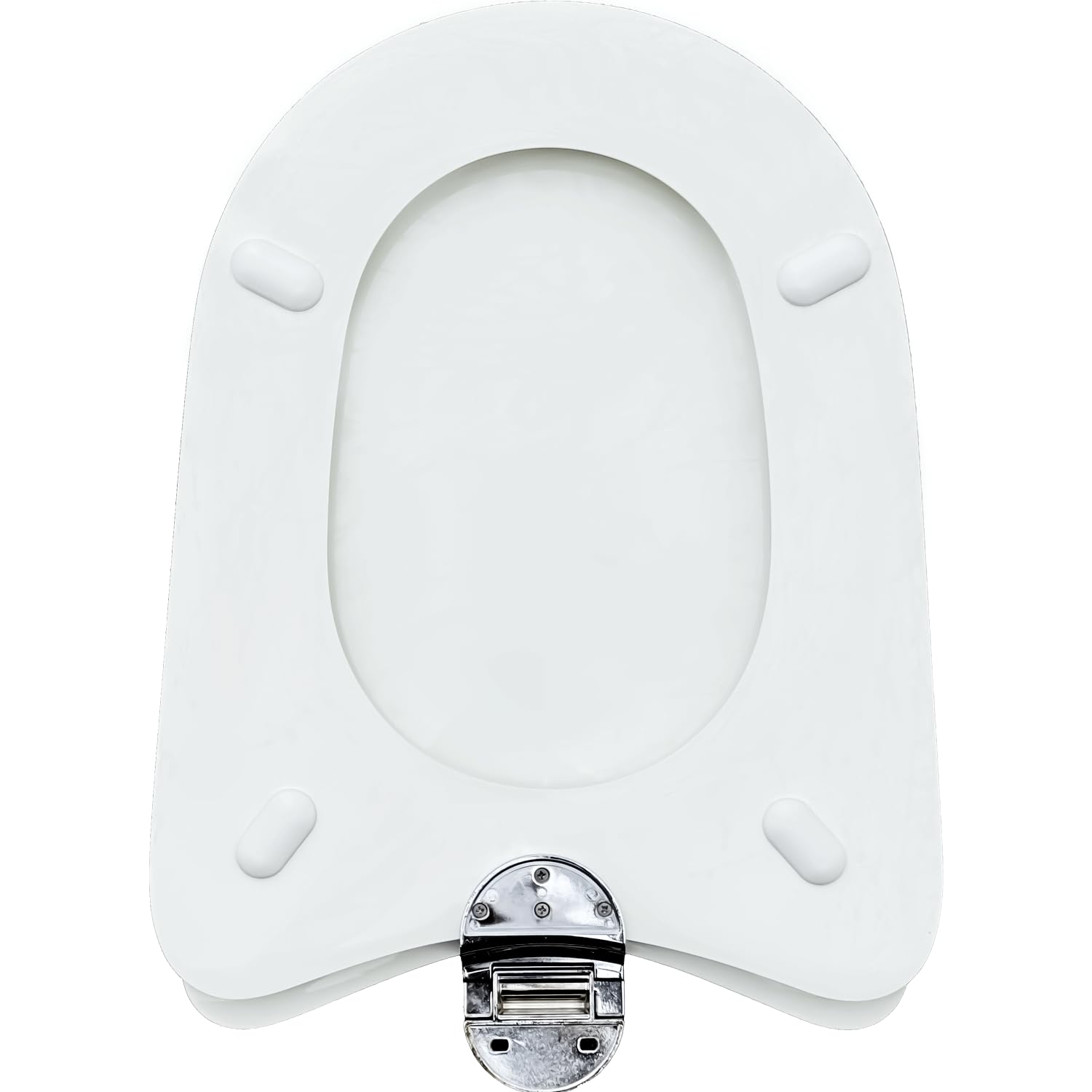Copriwater Ideal Standard DIAGONAL Come Originale Tavoletta Wc In Legno Rivestito Di Resina Poliestere Con Cerniere IN METALLO PESANTE Asse Wc MADE IN ITALY (BIANCO CLASSICO)
