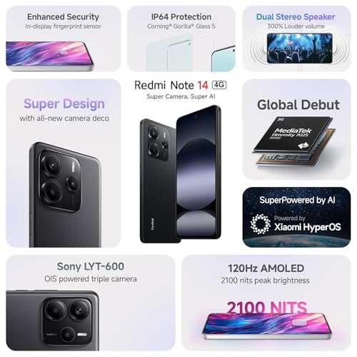 XIAOMI Redmi Note 14 4G Smartphone