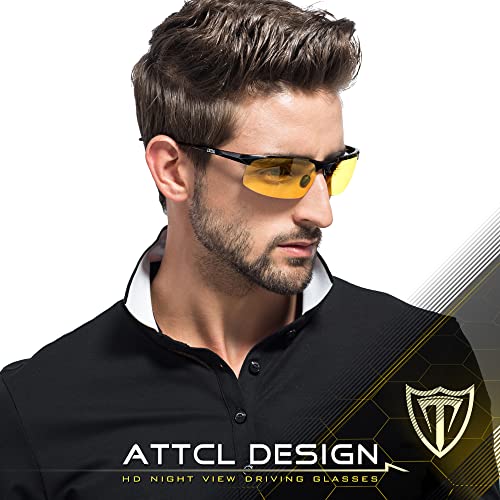 ATTCL Bundle Men's Retro Metal Frame Driving Polarized Sunglasses For Men/Women:(8177-yeshi)+(8587-yeshi)3