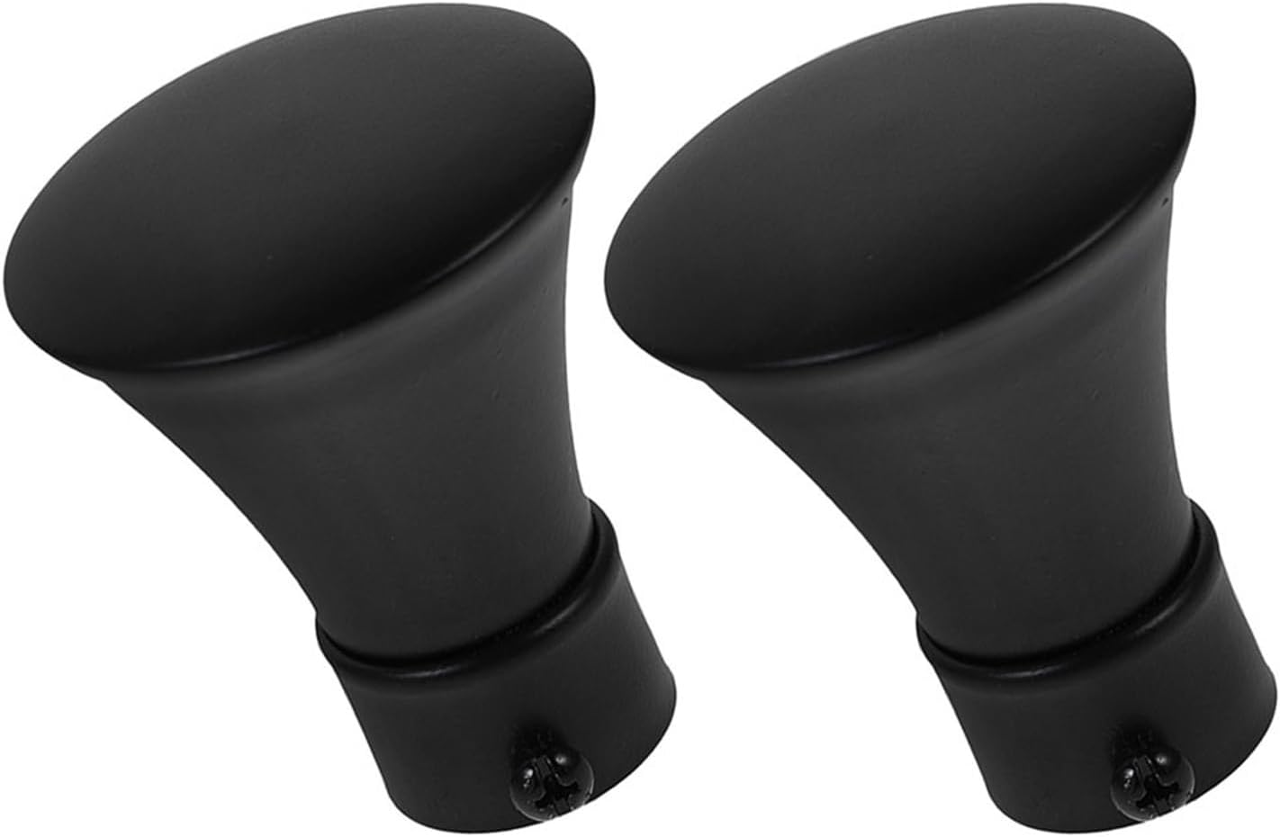 2-Pack Curtain Rod finials, Decorative end caps