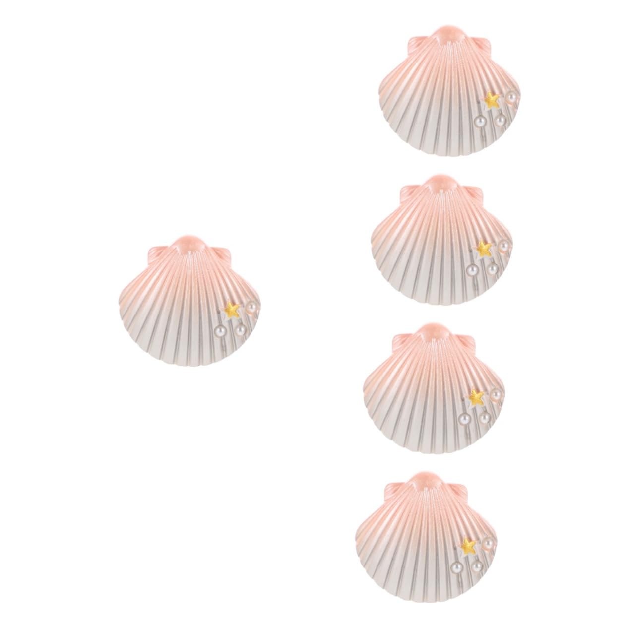 FOMIYES5pcs Simulated Pearl Shell Simulation Shell Decor Refrigerator Magnets Refrigerator Accessories Magnetic Case Door Home Decor Refrigerator Decor Ocean Resin Phone Case