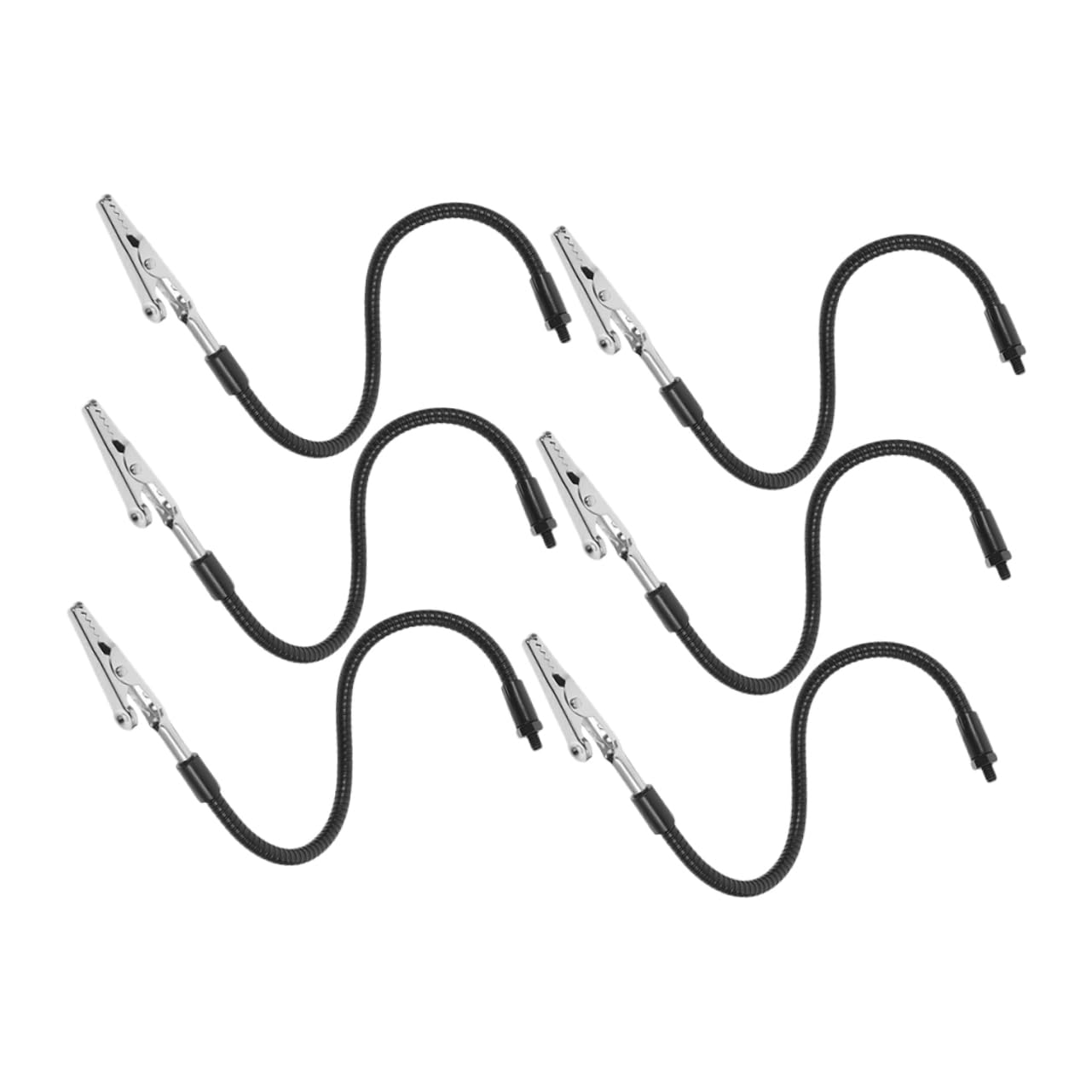 Cabilock 6pcs Soldering Arm Tool Set Welding Fixture Magnifying Glass Clamps for Diy Projects Circuit Board Repair