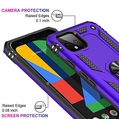 Coque Google Pixel 4 évite les écrans brisés violette antichoc
