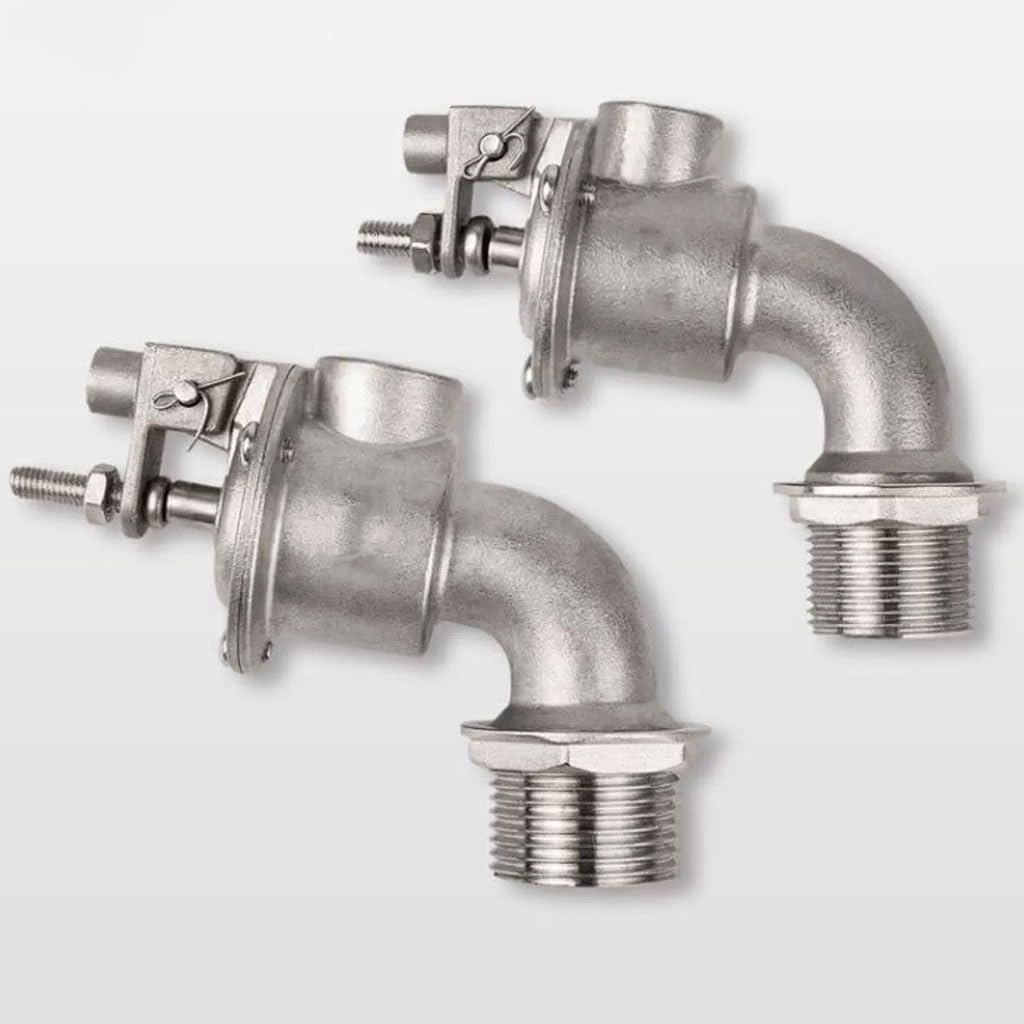 Valvola a sfera galleggiante con montaggio superiore a 90 gradi in acciaio inossidabile 304 - Dimensioni porta da 3/4 pollici e 1 pollice, 1 pezzo(1inch)