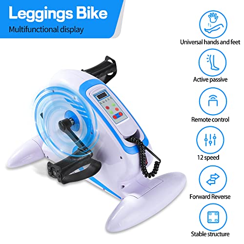 Dqgm Motorized Pedal Exercise Bike, Mini Electric Pedal Rehabilitation Machine For Elderly Leg And Arm Rehabilitation, Suitable For Office Or Home Use. #TOP4