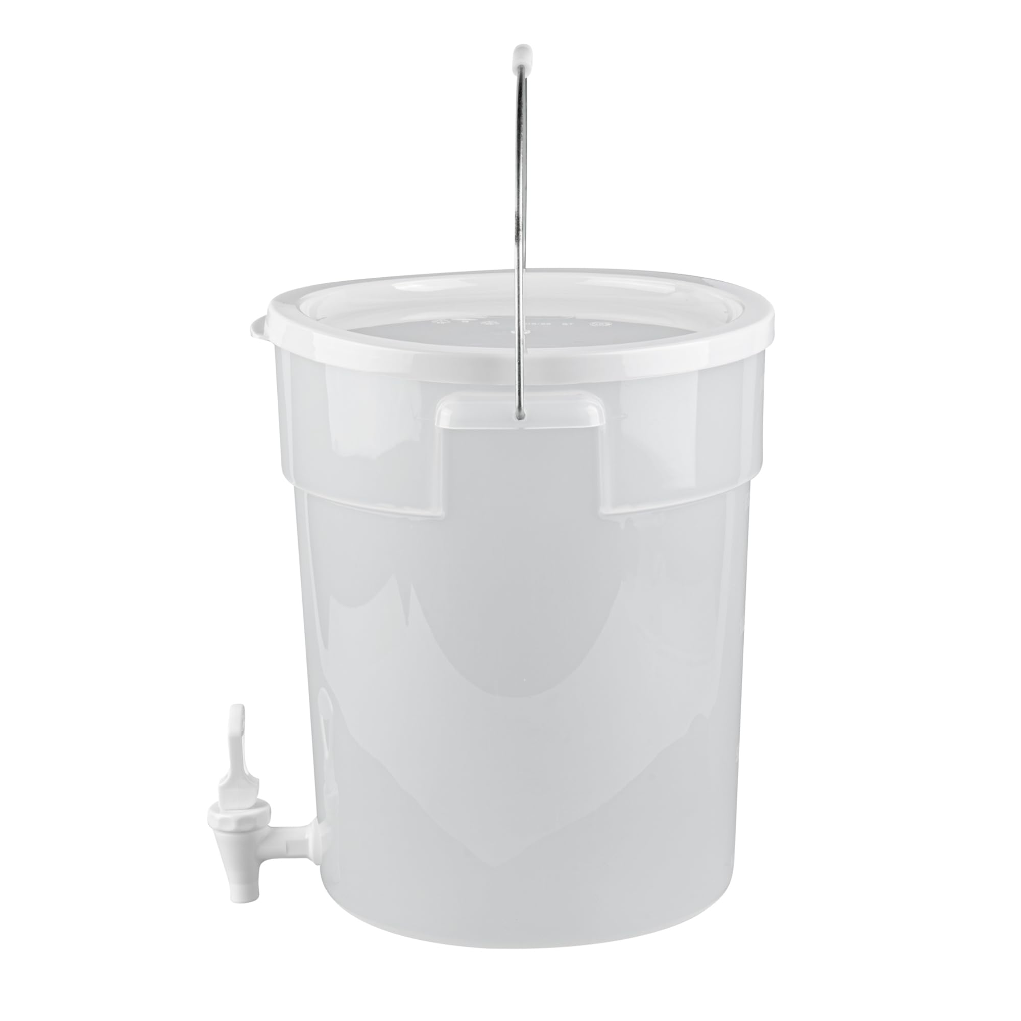 Restaurantware - Dispensador de bebidas Bev Tek de 6 galones, 1 dispensador de jugo lavable en lavavajillas, las bases se venden por separado, calcomanías incluidas, dispensador de bebidas de plástico