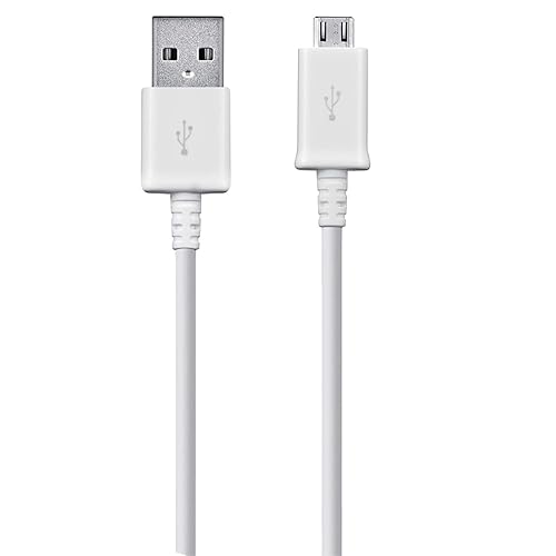 Cable microUSB corto compatible con tu TAG Heuer Meridiist Infinite con carga de alta velocidad. (1 blanco, 7.9in 8 pulgadas)
