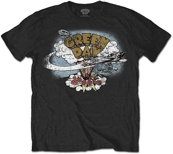 Green Day T Shirt Dookie Vintage Band Logo Official Mens Black Size XL