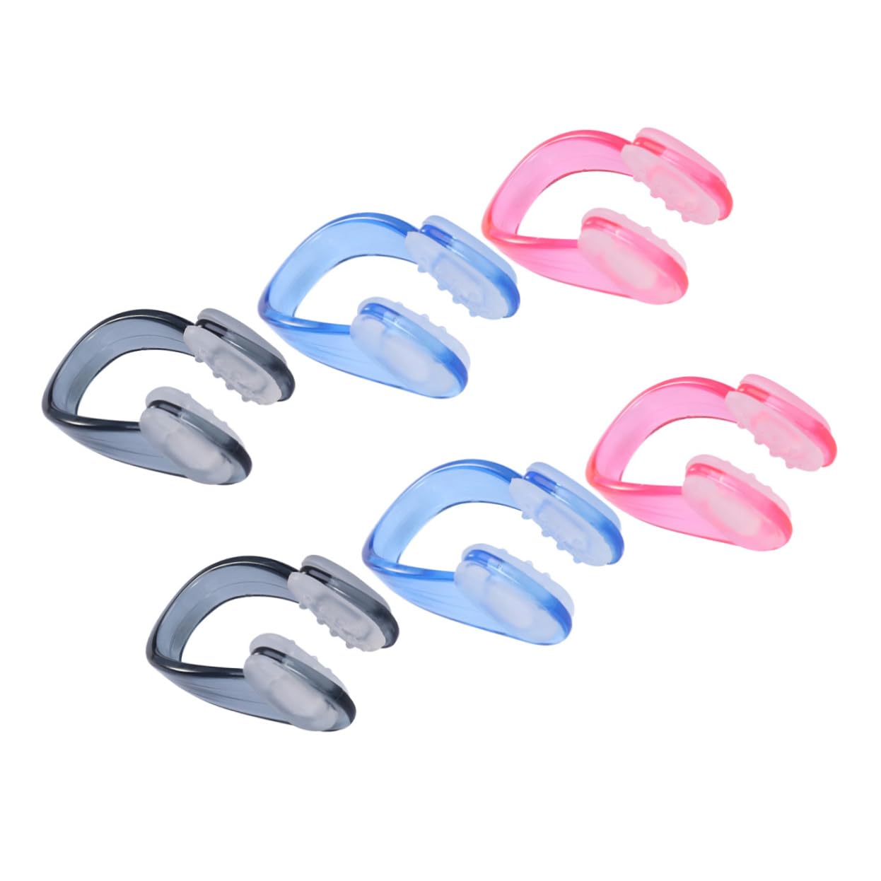 Mipcase 18 Pcs Unisex Swimming Nose Clip for Adults Padded Nose Protector Comfortable Silicone Pool Accessories Diving Nose Clip Lap Swimming Accessories
