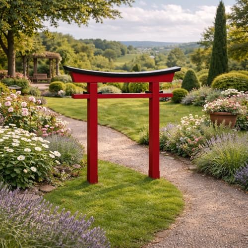 AAF Nommel Torii Puerta Japonesa para Casa y Jardín Arco de Madera Nº 023
