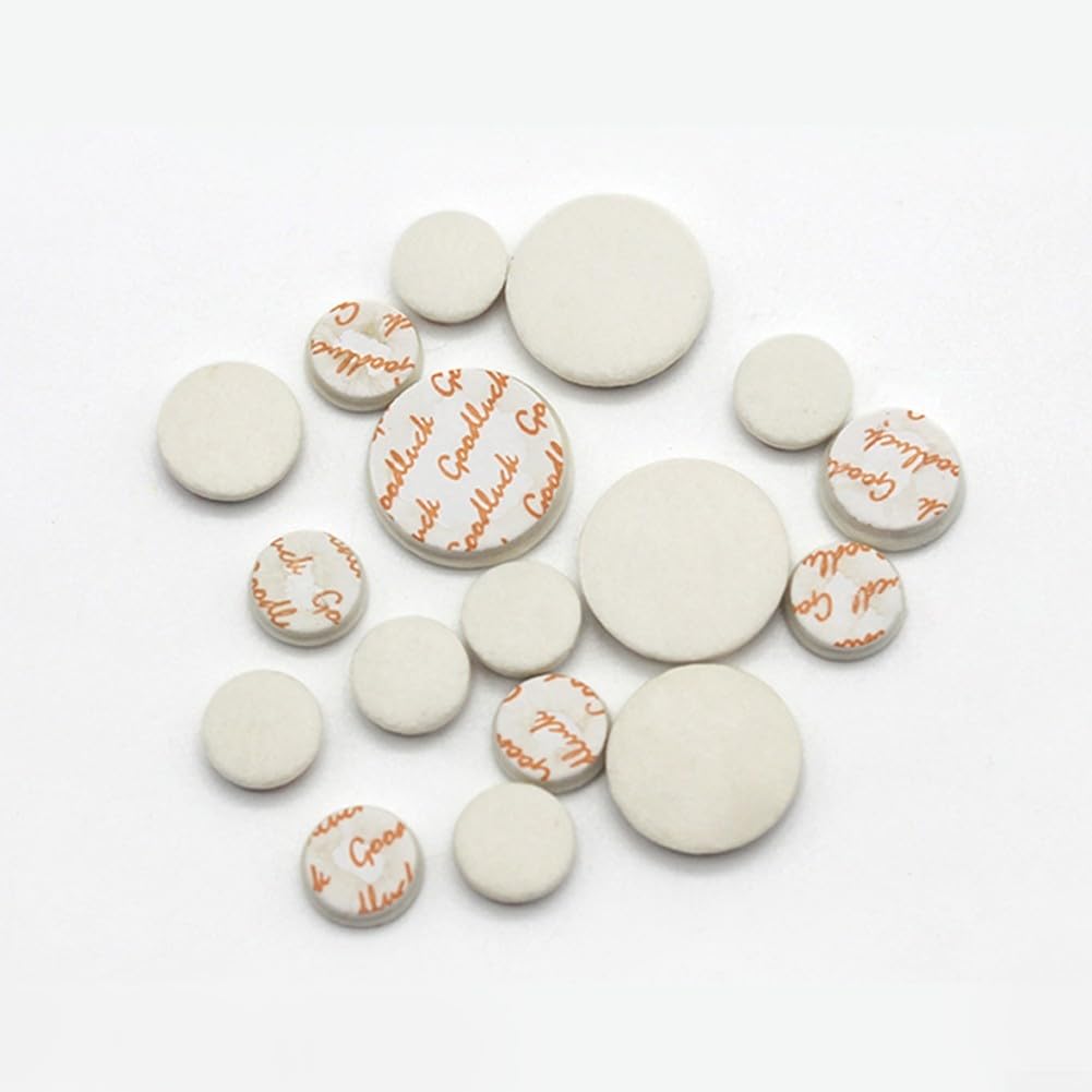 Lot de 17 tampons de rechange pour clarinette si bémol et trous sonores