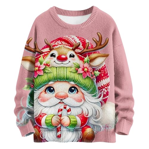 Suéteres de Navidad para mujer con estampado de Papá Noel ideales para regalar