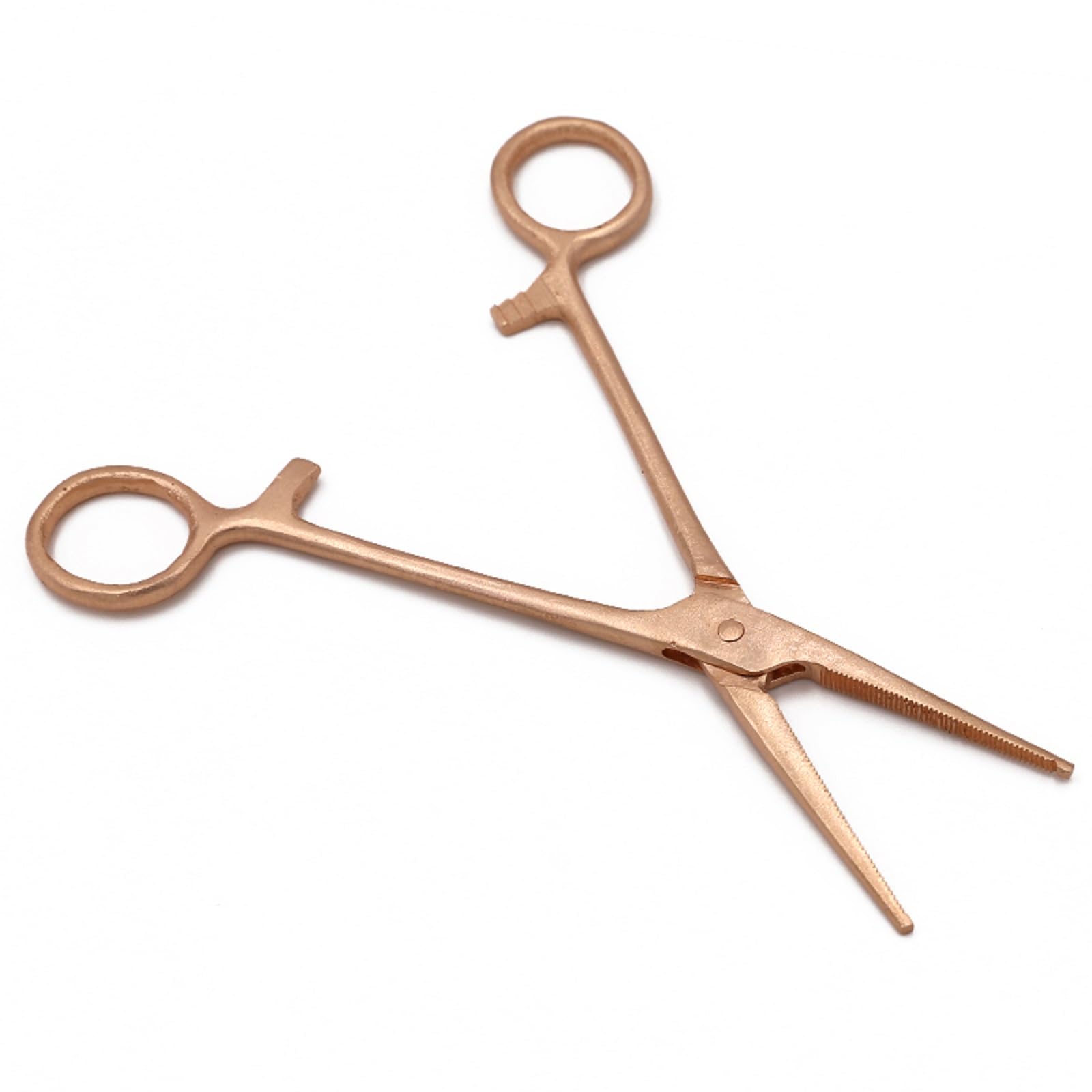 WEDO Pinze a becco lungo non scintillanti, pinza a becco lungo, pinza di precisione per carta, pinze in rame berillio non magnetico, resistenza alla corrosione, manici ergonomici e confortevoli,