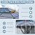 Aoxun 12'x14' Hardtop Gazebo, Aluminum Frame Permanent Pavilion with Curtains and Netting, Outdoor Polycarbonate Double Roof Canopy, Designed for Patio, Garden, Lawns, Gray