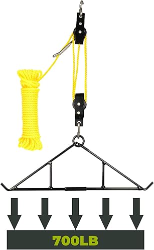 Highwild Juego colgante de gambrel y kit de polipasto