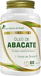 Óleo de Abacate 1000mg 60 cápsulas - Flora Nativa